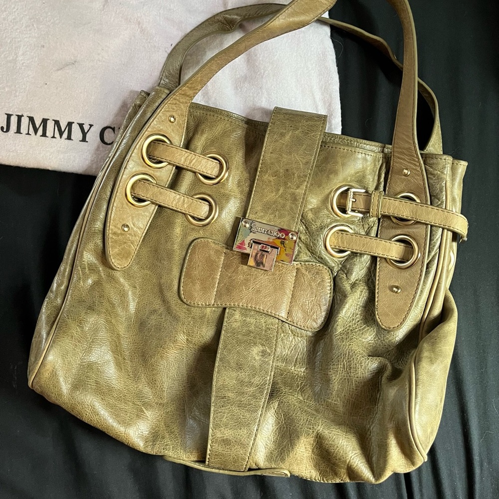 Jimmy Choo authentic leather handbag